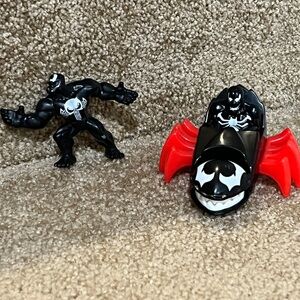 Marvel Venom McDonald’s vehicle & 2” PVC figure set of 2